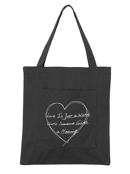 ハート刺繍エコBAG