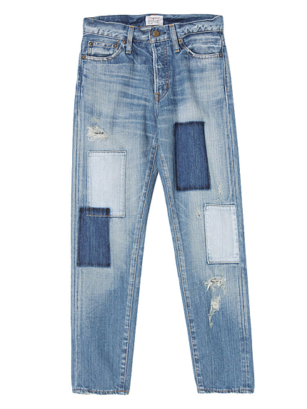 【Casual】パッチリメイクボーイズデニム