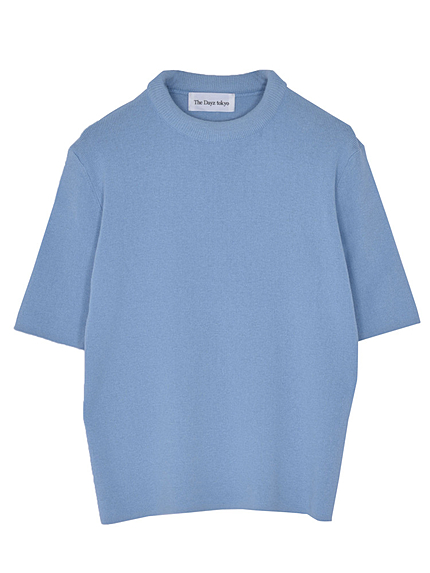 半袖タートルニット