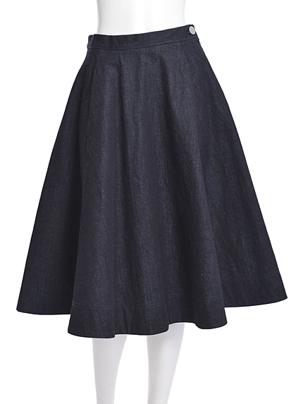 【TC】デニムフレアスカート【2015春新作】