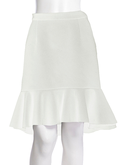 【TC】アシンメトリーラッフルスカート