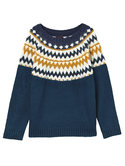 【Casual】ノルディック柄ニット