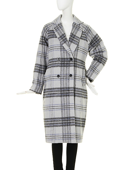 【CASUAL】チェックルージーコート