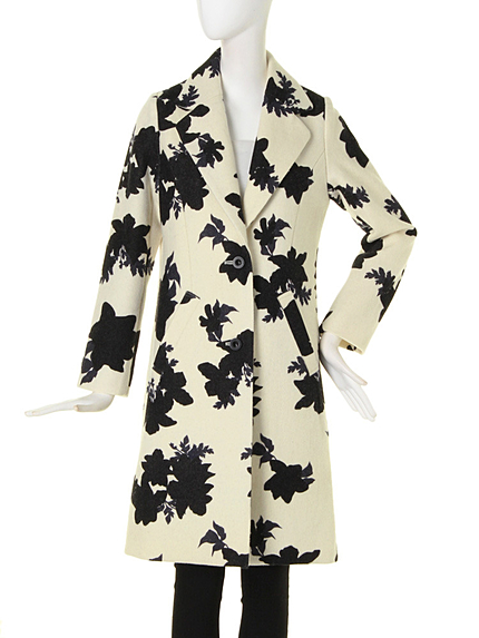 【FEMININE】flat flower コート