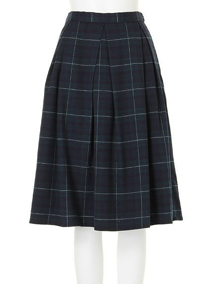 【CASUAL】チェックタックスカート