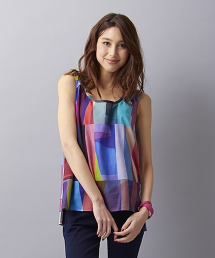 カラーシャドウストライププリントブラウス（PaulbyPaulSmith）