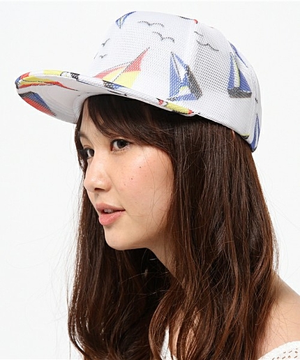 WEGO/ヨット柄キャップ