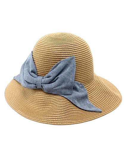 【WEB限定カラー有り】ペーパーブレード×リボン帽子ハット