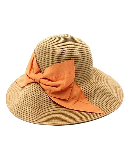 【WEB限定カラー有り】ペーパーブレード×リボン帽子ハット