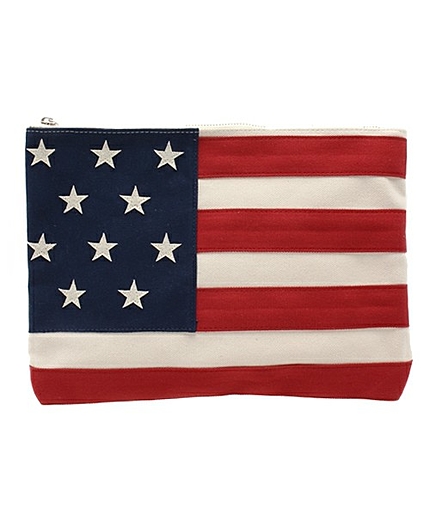 WEGO/星条旗クラッチバッグ