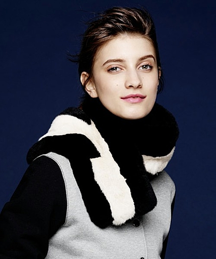 ラビットストライプマフラー