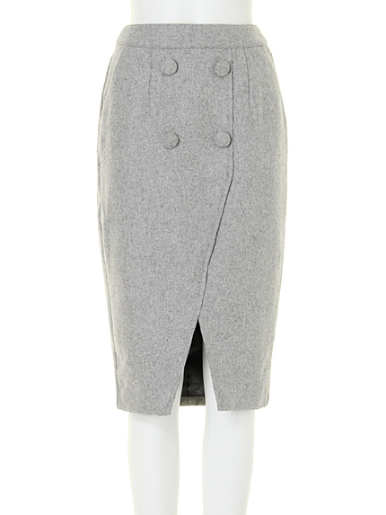 【FEMININE】スリットラップスカート