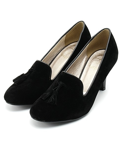 タッセルオペラパンプス