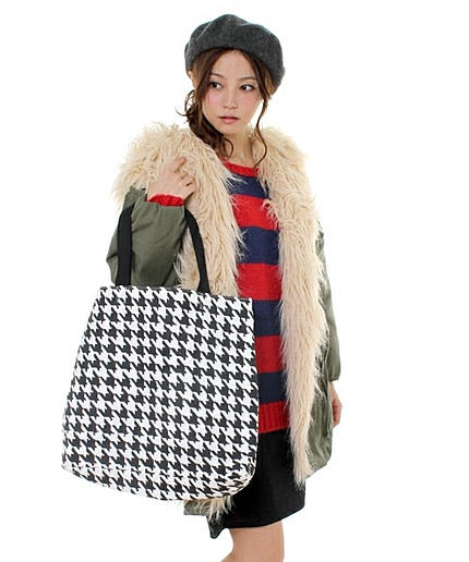 WEGO/柄トートバッグ