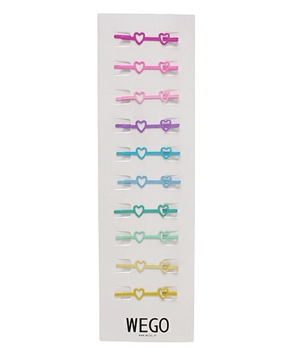 WEGO/ハート細ヘアピン