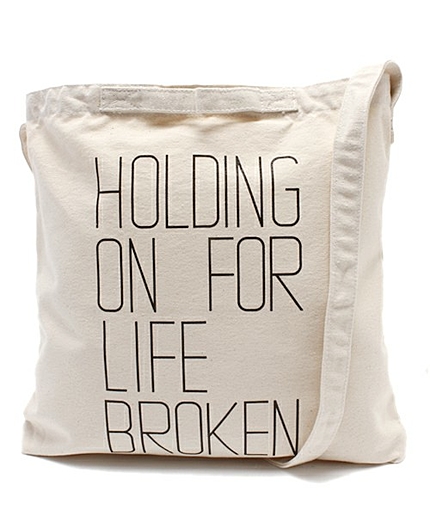 WEGO/ペンシルロゴキャンバスショルダーバッグ