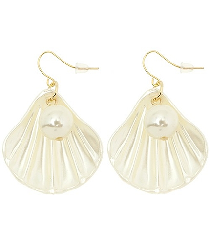 WEGO/シェルパールピアス