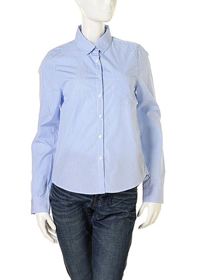 【C】ペンシルストライプシャツ