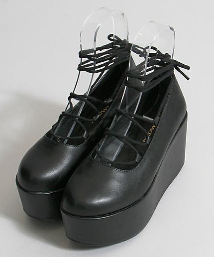 WEGO/レースアップパンプス