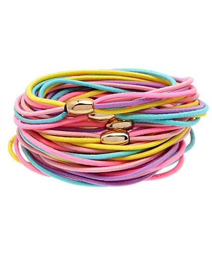 WEGO/10Pカラーヘアゴム