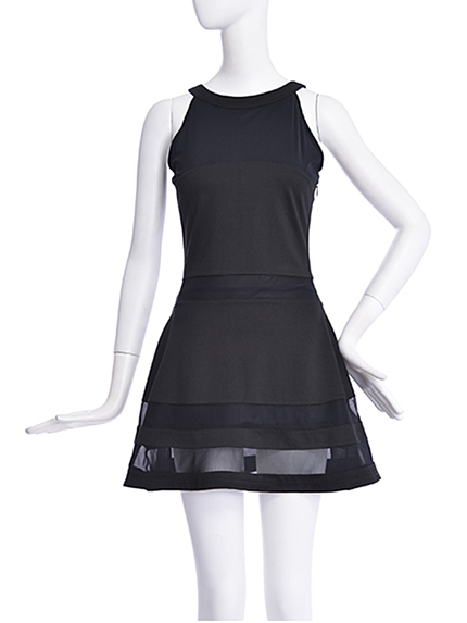 ヘムシースルーAラインワンピース