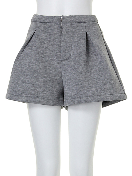 【BASIC】ワイドフレアショートパンツ