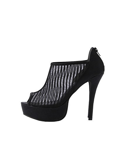 ストライプメッシュコンビブーティー