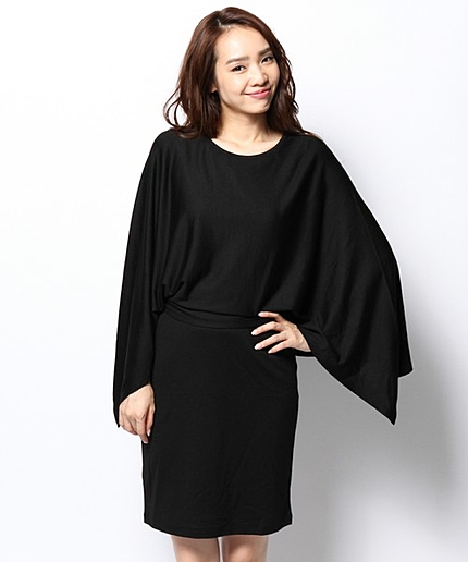 ウールジャージーワンピース