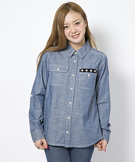 【mini4月号掲載】AIRY DENIM SHIRT