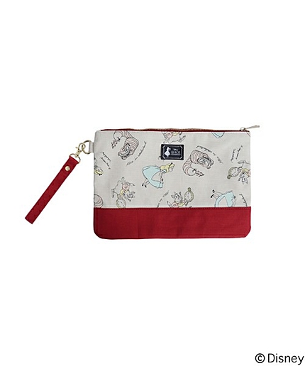 ALICE IN WONDERLAND CLUTCH BAG　（Disney/ディズニー/不思議の国のアリス/クラッチバッグ）