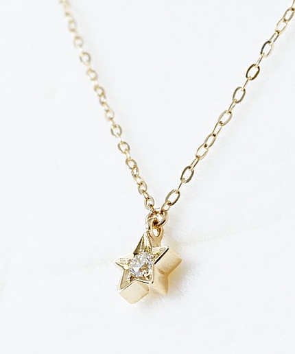 X-girl LOVE BY e.m. GOLD NECKLACE