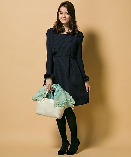 HOUNDTOOTHJQドレス