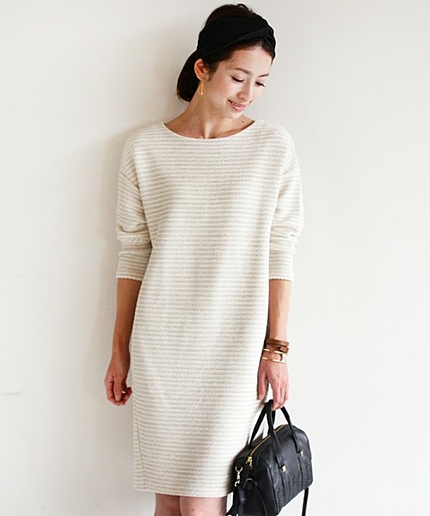 BYSF ∵ラメツイードコクーンワンピース