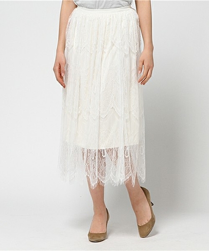 レースロングスカートⅡ/ AEFC LACE LONG SK Ⅱ