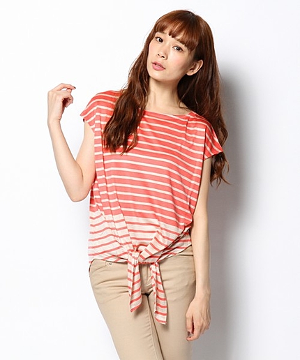 テンセルキュプラローゲージボーダーカットソー