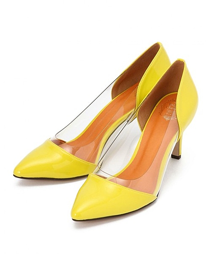 ボワソンショコラ/B Iクリアパンプス75