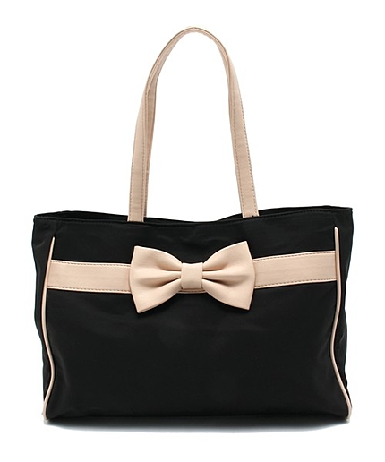 リボンコンビトートバック