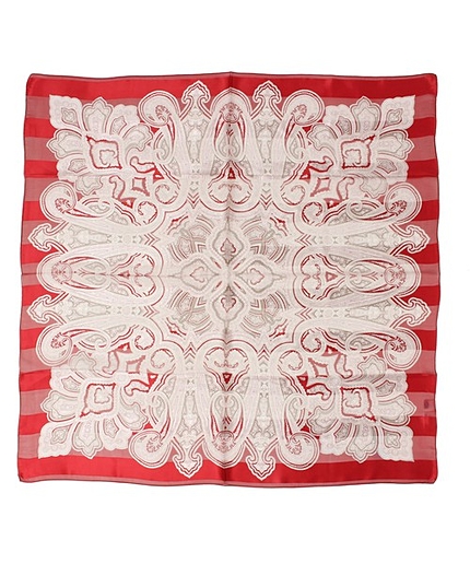 シルクプリントスカーフ