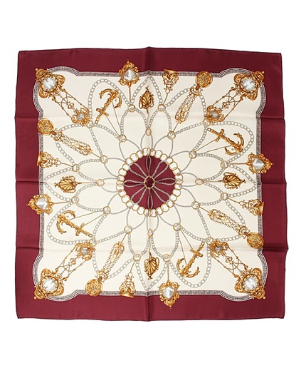 シルクプリントスカーフ