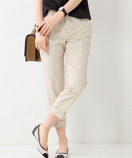 ○UAB P/C/L ドビー スリム パンツ∂♯