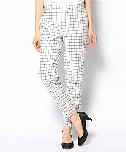 BYBC チェック9分丈パンツ　◆§4