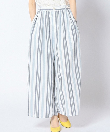 ストライプワイドパンツ/AEBC ST WID PT