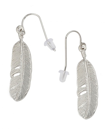 フェザーモチーフピアス/AE Feather MTF P