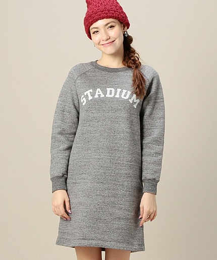 BYBC ピーチスウェットロゴワンピース◆◆