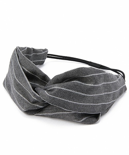 BYSFL ストライプ ターバン風ヘアバンド