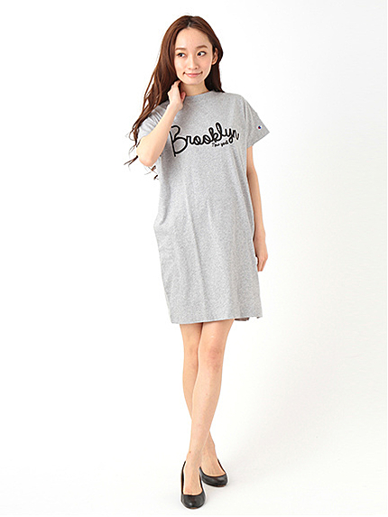 【別注】W Champion プリントワンピース