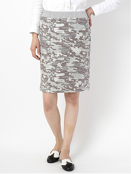 Nカモフラミディスカート