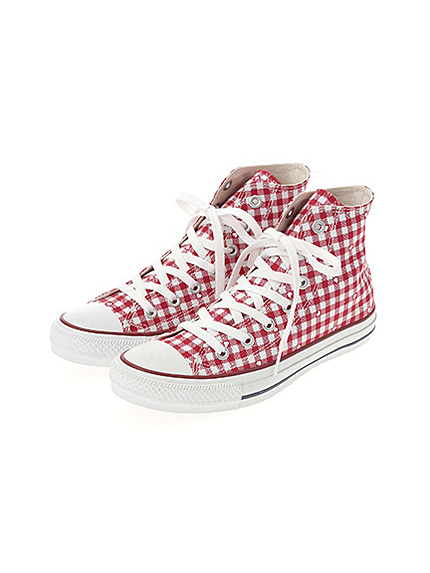【iroiro★コンバース】ギンガムチェックスニーカー
