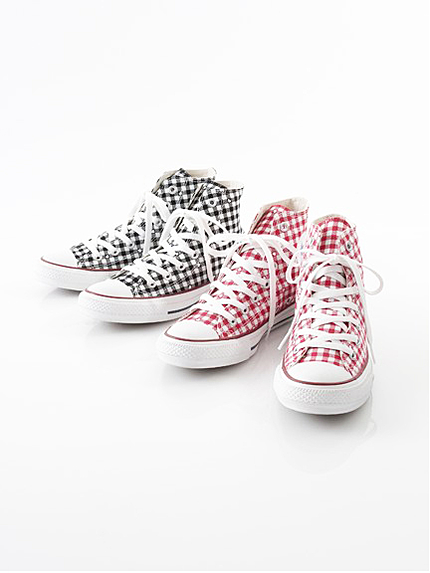 【iroiro★コンバース】ギンガムチェックスニーカー