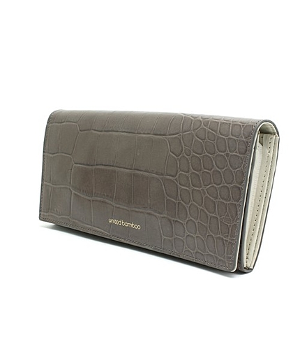 クロコ型押し札入れ